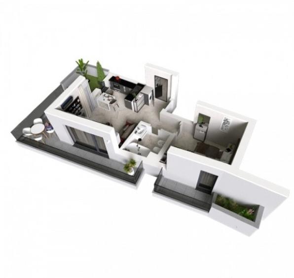 Apartament 2 camere decomandat,44mp,Mamaia,zona Aqua Magic,107.000euro - 4