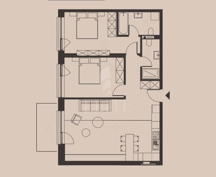 Apartament 3 camere în zona PIATA MIHAI VITEAZUL - 3