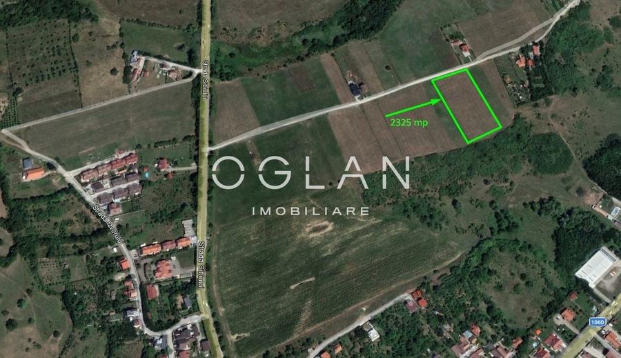 Teren Intravilan Intrare Cisnadie 2325 mp deschidere 25 ml - 2