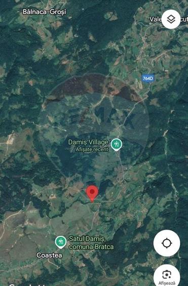 Teren constructii si faneata/livada 3082 mp Damis Bratca drum DJ 764D - 13