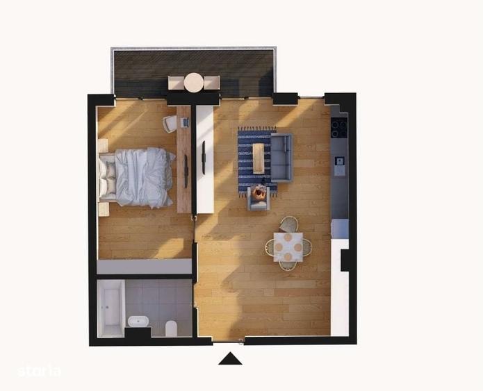 Apartament cu 2 camere în Central