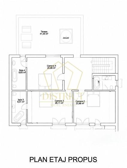 Vilă unică cu 5 camere in stil Toscan | zona Olimpia-Stadion - 12