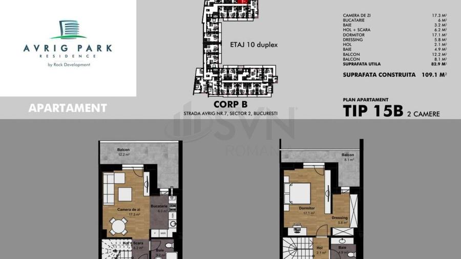 REA1023140 DIRECT DEZVOLTATOR I AVRIG RESIDENCE I 2 CAMERE DUPLEX - 5
