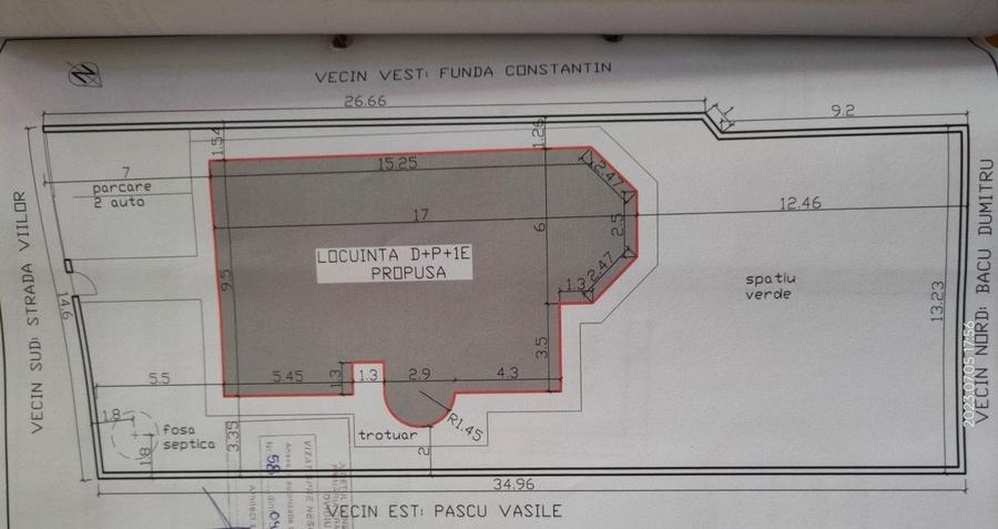 Teren Vanzare Intravilan Ovidiu - 513 mp - 2