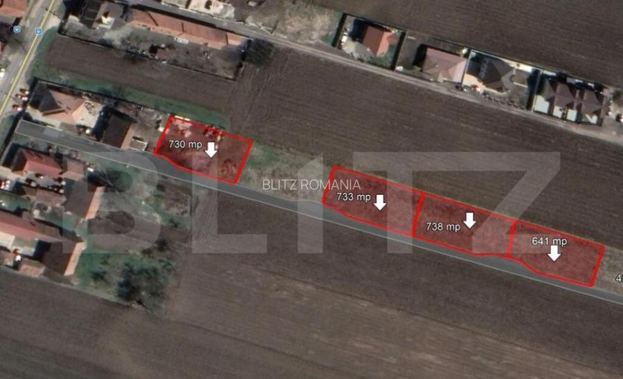 Parcele teren 735 mp (lot 4), Stupini