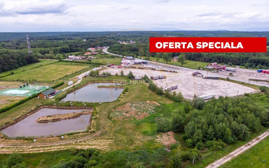 Motel, camping, piscina si lacuri de pescuit pe un teren de Motel, camping, piscina si lacuri de pescuit pe un teren de