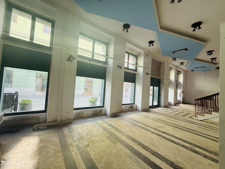 Ultracentral | 300 mp utili | Vitrină mare | Parter + Mezanin | Comision 0% - 5