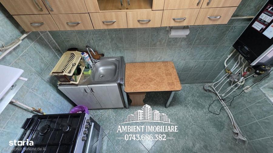 Apartament cu 3 camere, etaj 4, mobilat, zona CENTRU - BUIUM; - 8