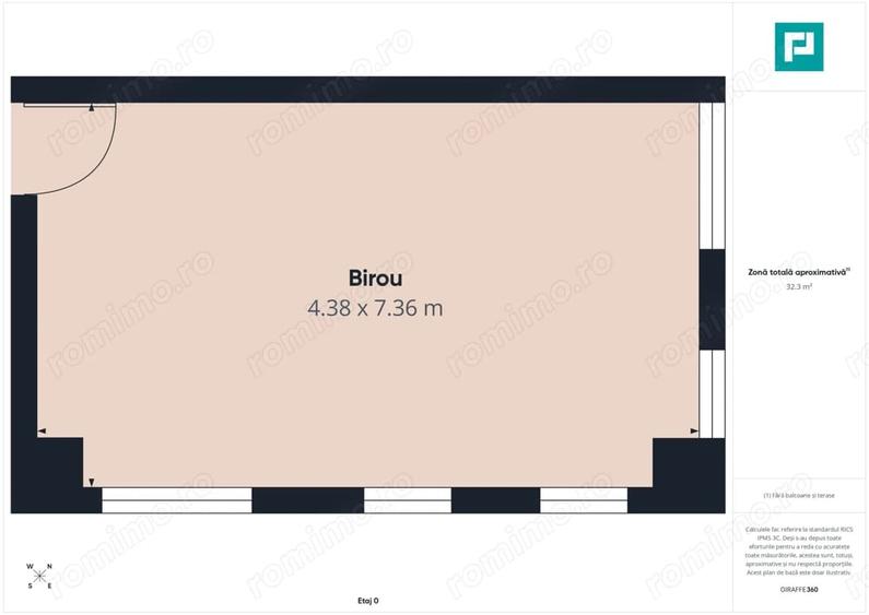 Spațiu comercial, de 33 mp, în Micălaca