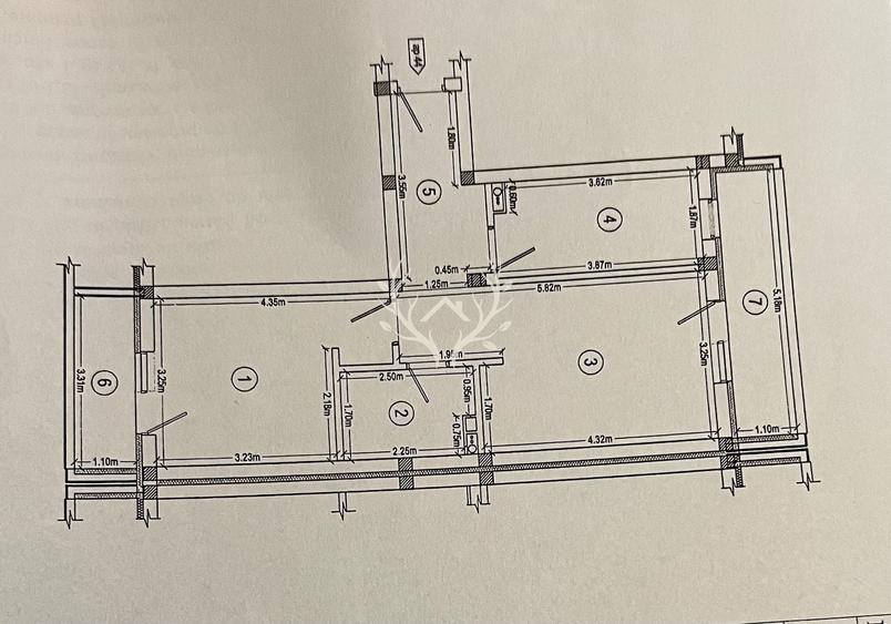 Apartament cu 2 camere decomandate, 2 balcoane, parcare | Str. Cetății - 11