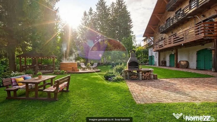 Casă cu 16 camere cu Teren 1368 Mp în Timișu de Sus