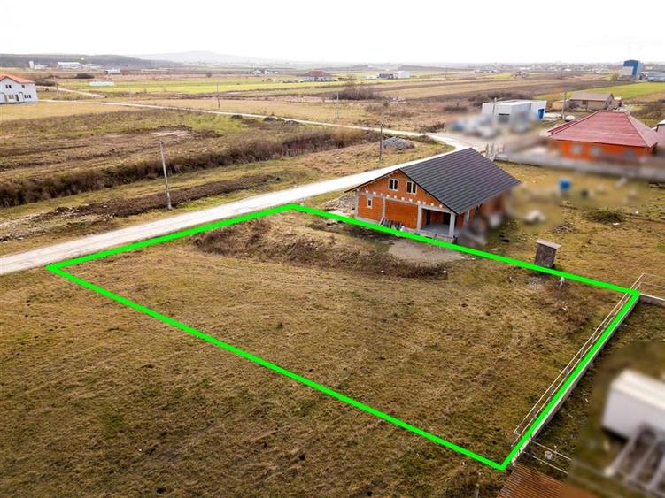 RECO Teren intravilan pentru loc de casa  hala industriala  700 mp Osorhei - 4