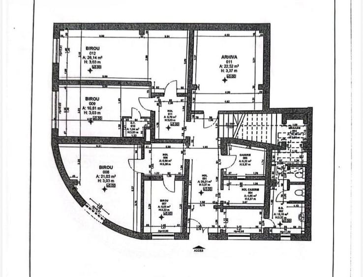 Spațiu comercial, 357.51 mp în Central - 2