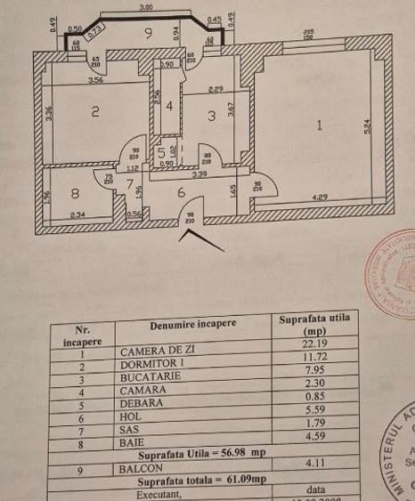 Apartament cu 2 camere decomandat în Mihai Bravu