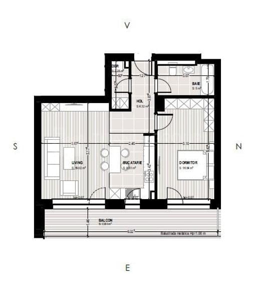 Apartament 2 camere finisaje premium, bloc nou 2026 - Kasper Coresi - 12