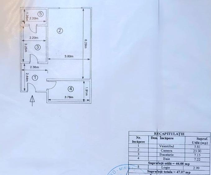 Garsonieră semidecomandată în Est