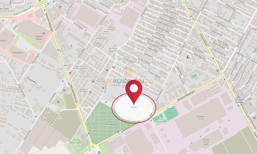 Teren Intravilan 997 mp, deschidere 76 ml, Drumul Cretestilor, Sector 4 - 2