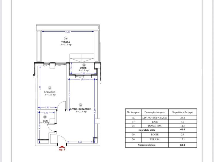 Apartament cu 2 camere, terasa de 17 mp - relaxare in zona Torontalului! Apartament cu 2 camere, terasa de 17 mp - relaxare in zona Torontalului!