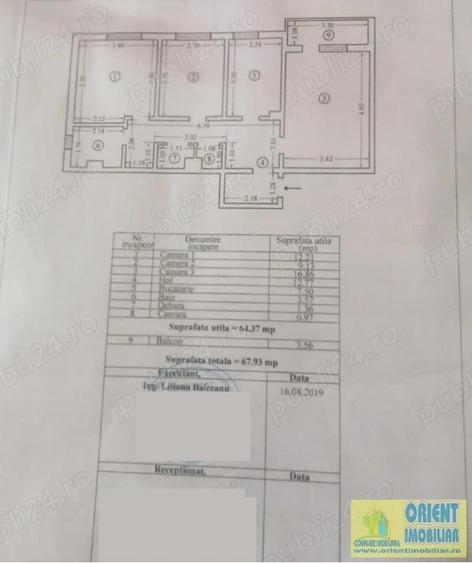 Casa de Cultura, decomandat, 3 camere, gaze, vanzari Constanta - 7