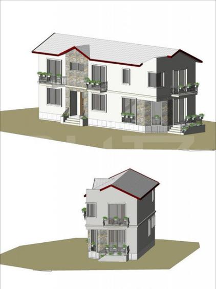 Casa la rosu, cu 4 camere, 145 mp utili, 356 mp teren, zona - 8