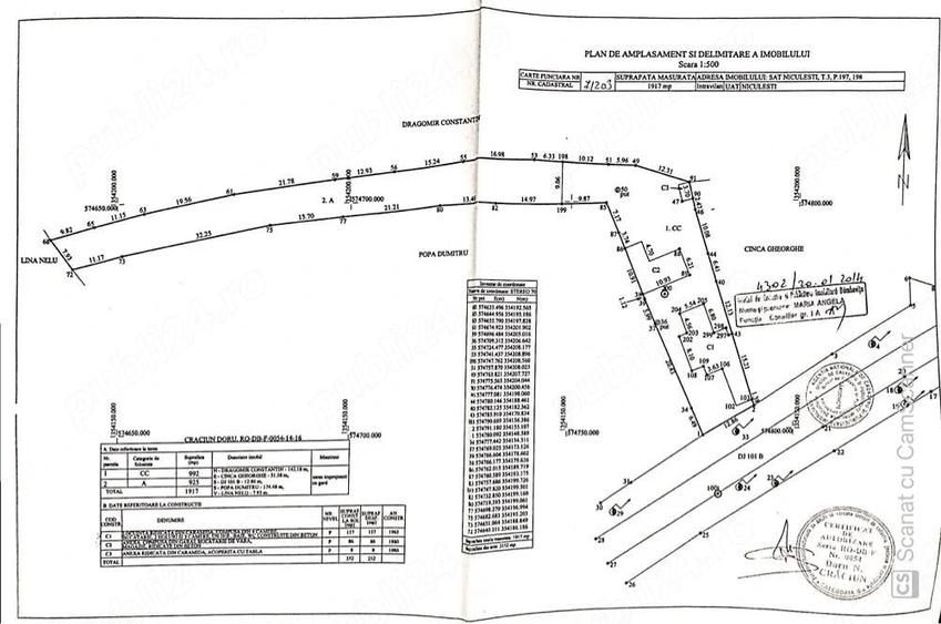 Casa cu teren 1.917 mp locatie fostul cabinet medical - 35 km distan?a de Bucuresti - 2
