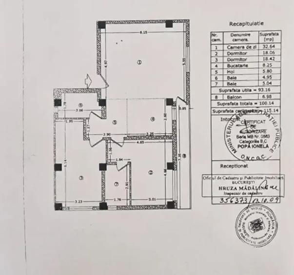 Apartament 3 camere | 100mp | Mobilat complet | Stefan cel Mare | - 11