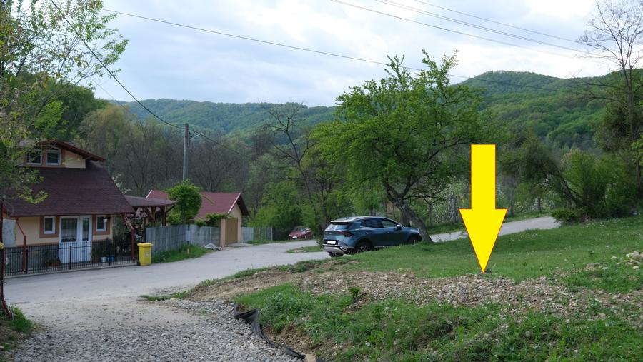 9000 Euro vanzare 220 mp teren asfalt apa gaz si curent Cosminele Prahova superb - 2