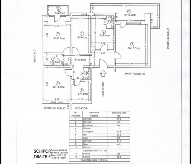 Apartament 4 camere in bloc tip vila Spiru Haret / Ciochinescu - 1