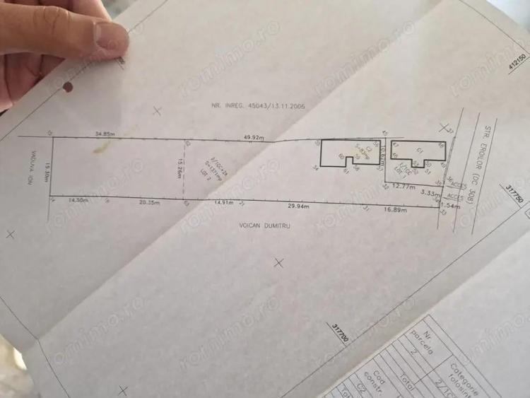 Teren 1528 mp cu casa de vanzare in centrul Gherce?tiului Investi?ie excelenta - 1