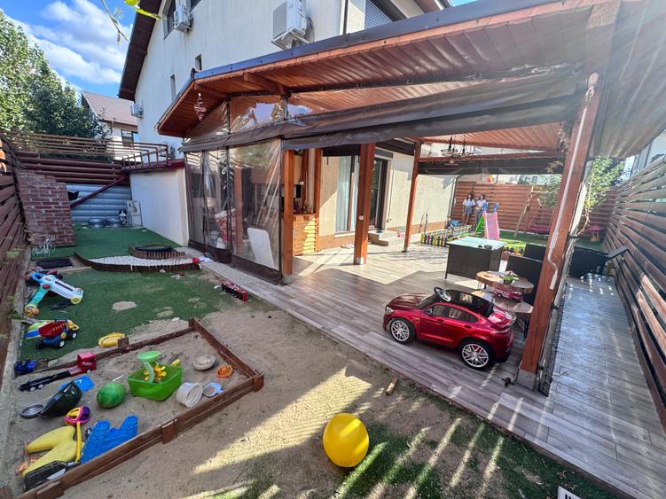 Casa P+1+M. 5 cam. Mobilata-Utilata complet. Teren 205mp - 1