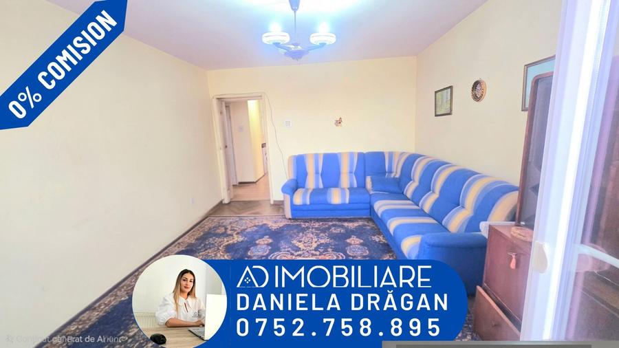De vânzare, apartament cu 3 camere și terasă proprie, zona centrală - 1