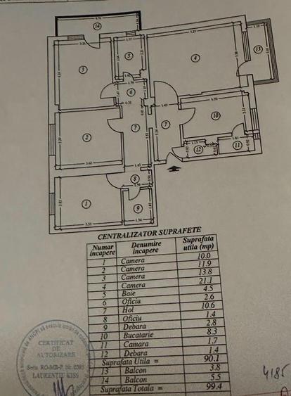 Vanzare apartament 4 camere Militari Pacii - 1