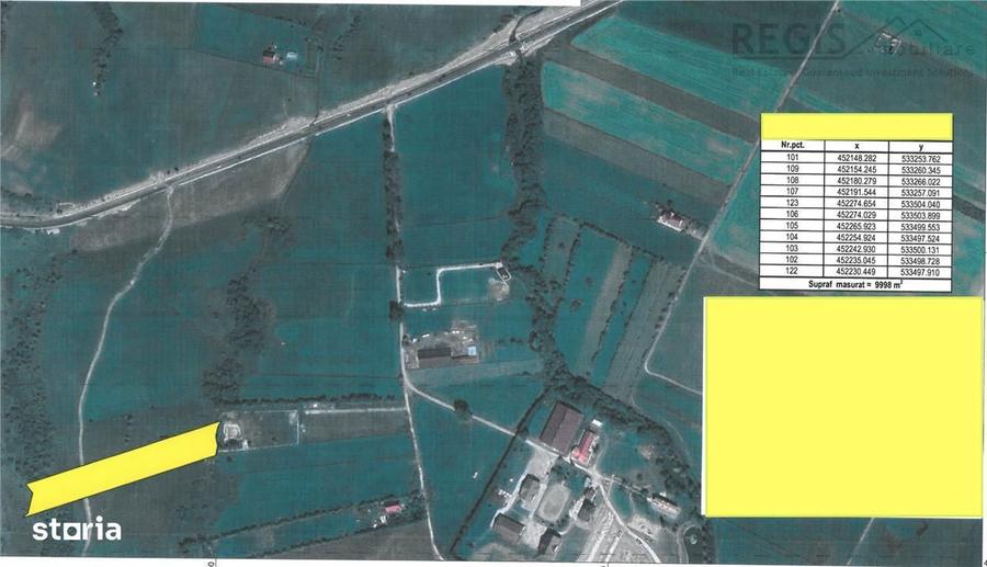 Investitie: 1 Ha Teren intre Rasnov si Bran, Panorama Bucegi - 2