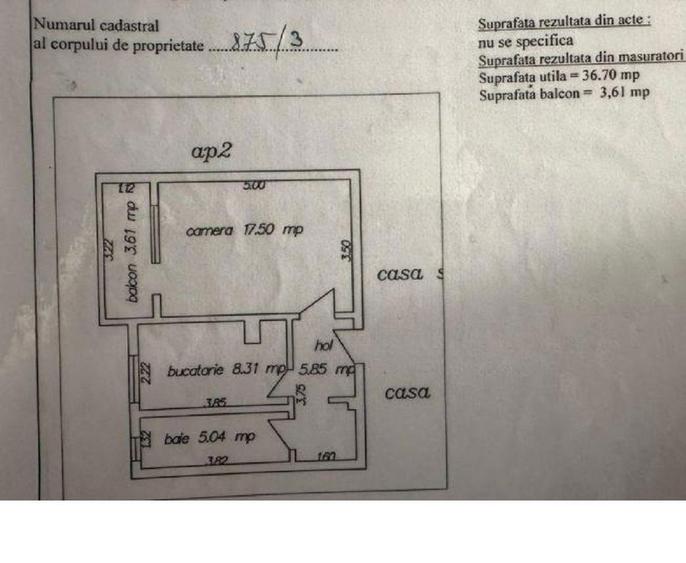 Garsoniera 41mp,decomandata, Km. 4-5- Doraly bloc apartamente - 1