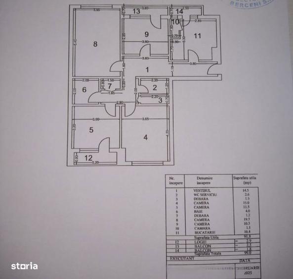 Apartament de vanzare-4 camere-decomandat-zona Unirii - 3