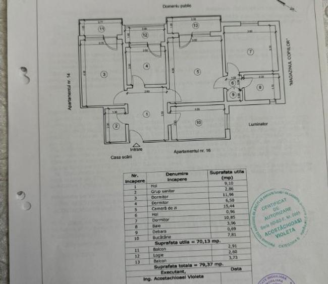 Apartament 4 camere, 80 mp, CENTRU - 1