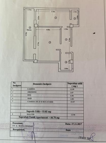 2 camere decomandat- Rediu Casablanca- 67 mp + boxa 3 mp - 87000 euro - 4