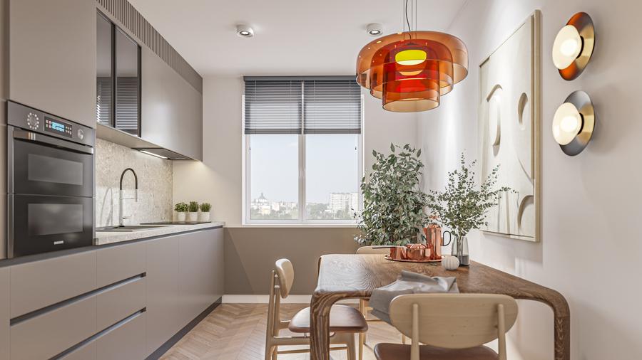 APARTAMENT 3 CAMERE - OBOR - COMISION 0% - SPATII VERZI - PISCINA - 7