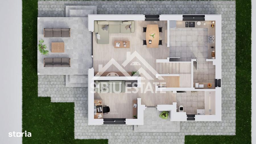 Casa individuala, gradina generoasa- spa?iu, lumina ?i func?ionalitate - 7