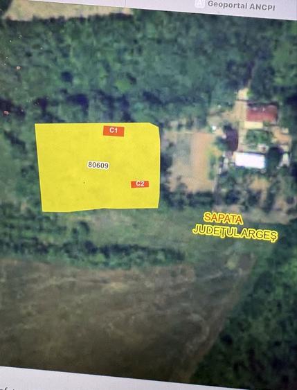 Ideal pentru casa de vacanta teren intravilan in Sapata de Jos judetul Arges, - 3