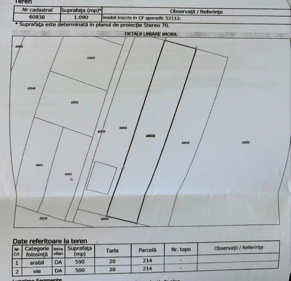Teren intravilan 1090 mp - Campineanca - 3
