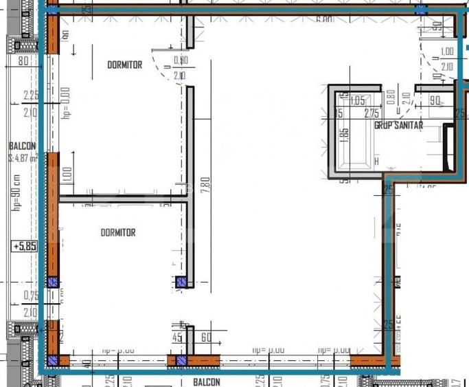 Apartament 3 camere, 61mp, bloc nou, zona Regal, Baciu Apartament 3 camere, 61mp, bloc nou, zona Regal, Baciu