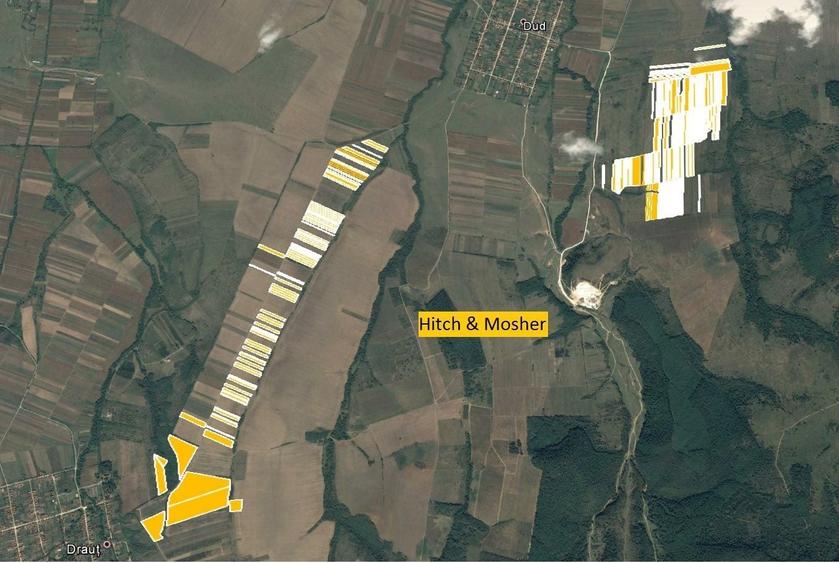 Teren agricol extravilan de 1309800 mp, în Drauț
