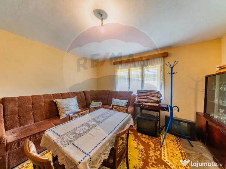 Casă cu 2 camere cu Teren 4500 Mp în Cărand