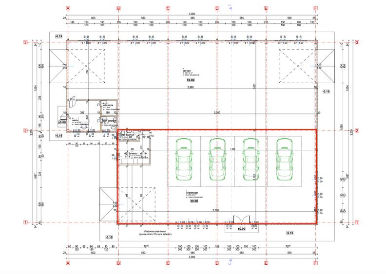 Hala/ showroom la centura Iasi, 300mp, Rond Uricani - 6