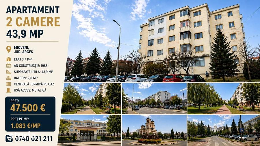 Apartament cu 2 camere în Central
