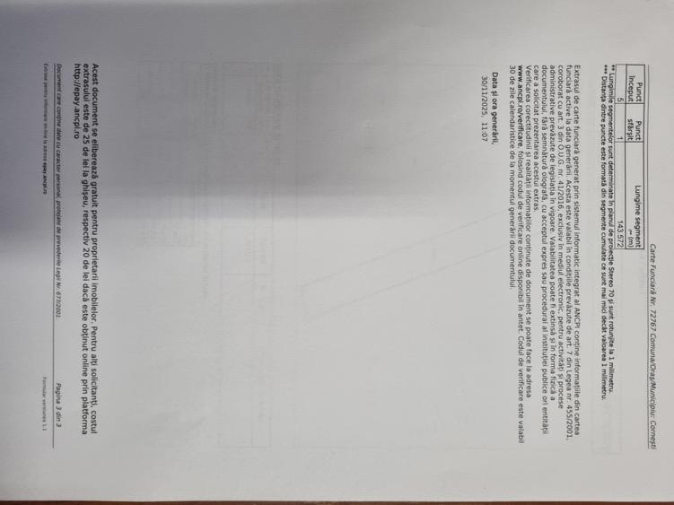 Teren de vanzare intravilan Cornesti Dambovita 2.440 mp  - 5