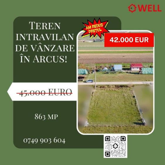 Teren intravilan de vânzare în Arcus! - 4