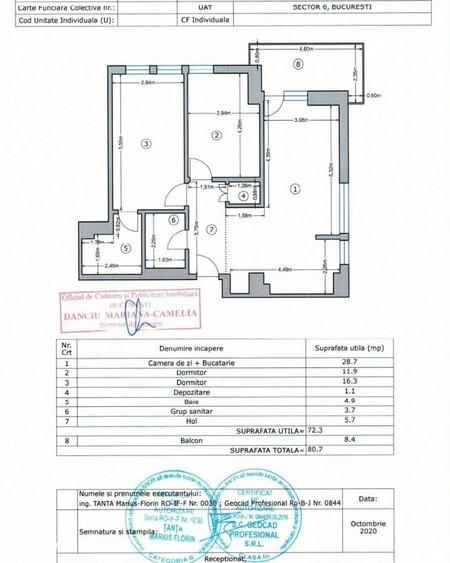 Apartament 3 Camere 2 Bai+2 Locuri Parcare Subterane | Moghioros Park - 17