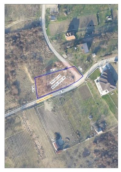 Teren Construcții intravilan de 1092 mp, în Podgoria